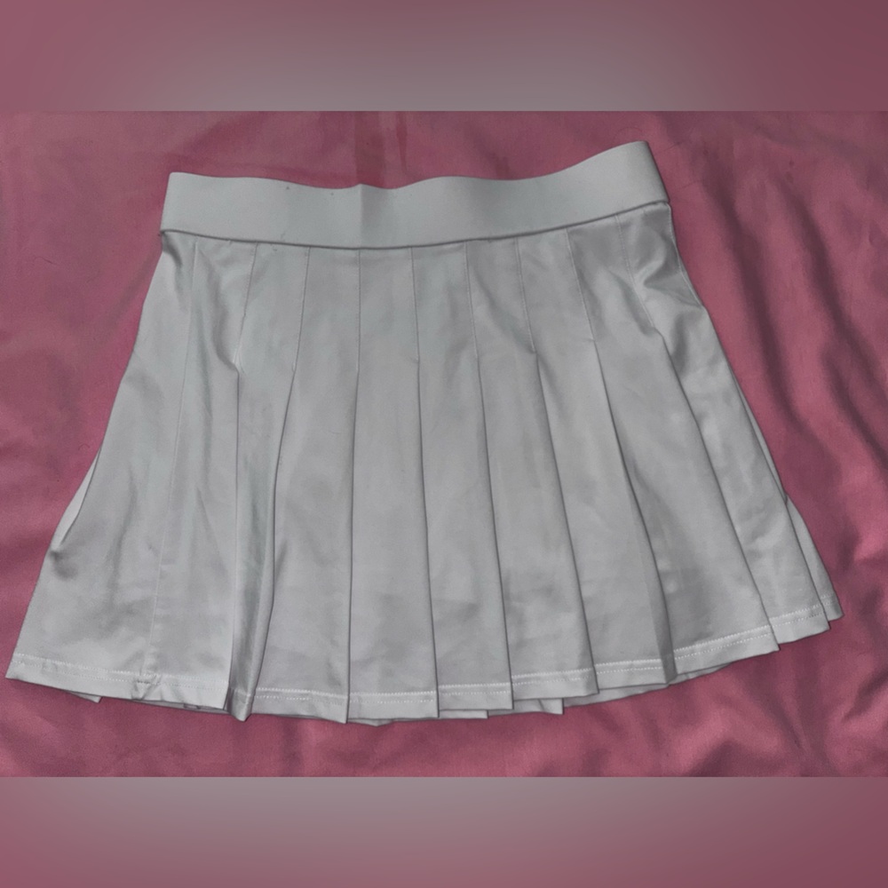 White Tennis Skort